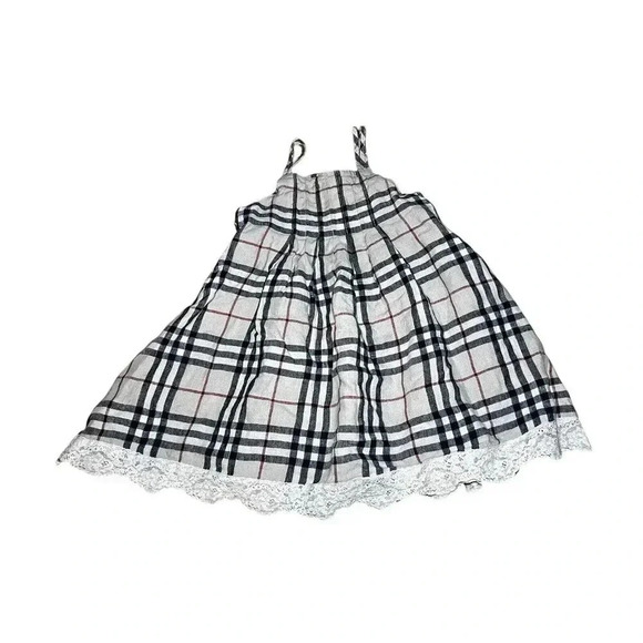 Authentic Burberry Linen Girls Dress size 3T - Picture 2 of 6